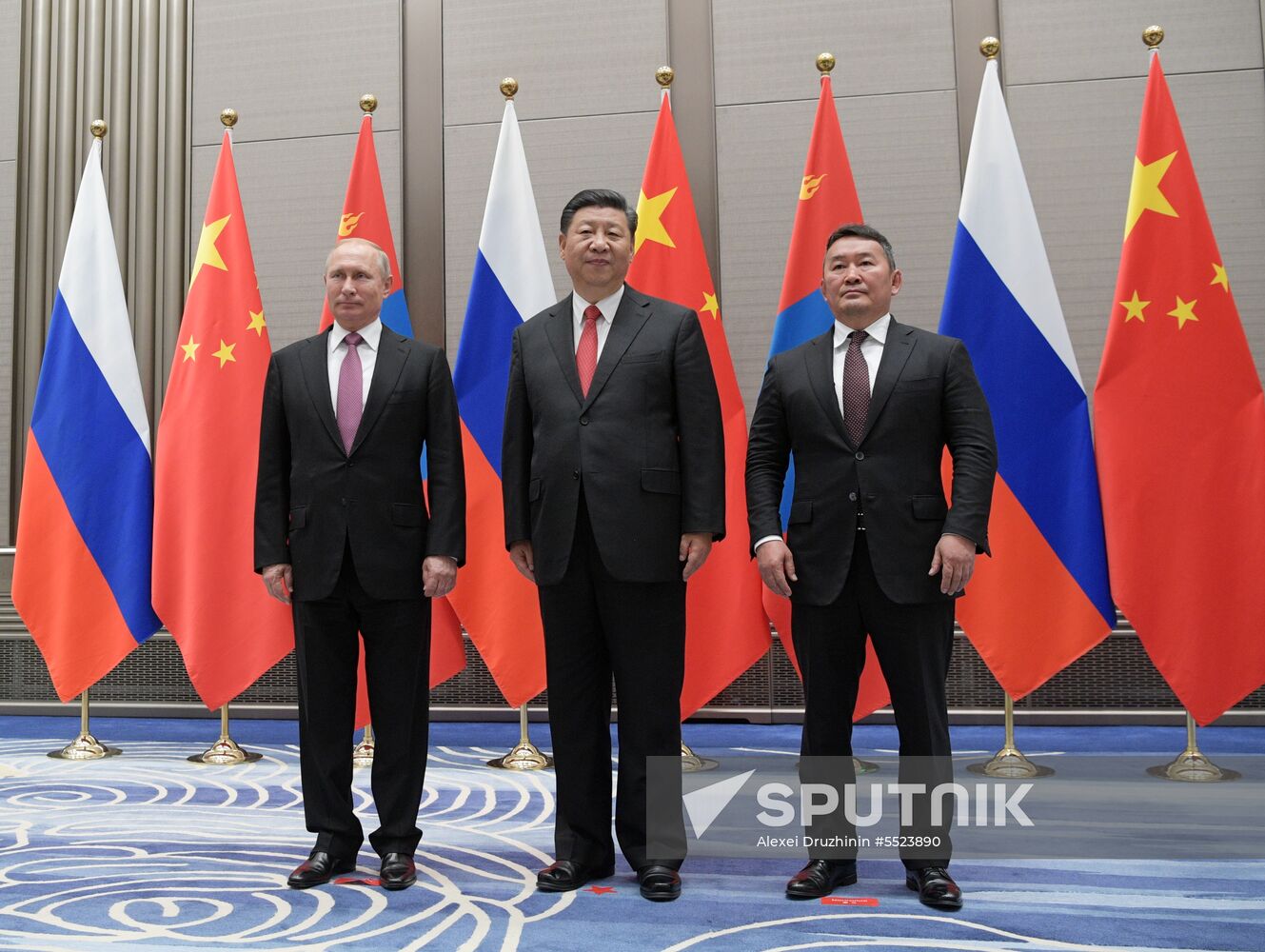 President Vladimir Putin at SCO Summit in China