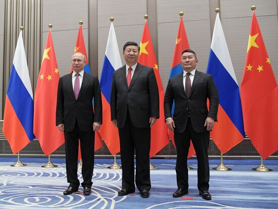 President Vladimir Putin at SCO Summit in China