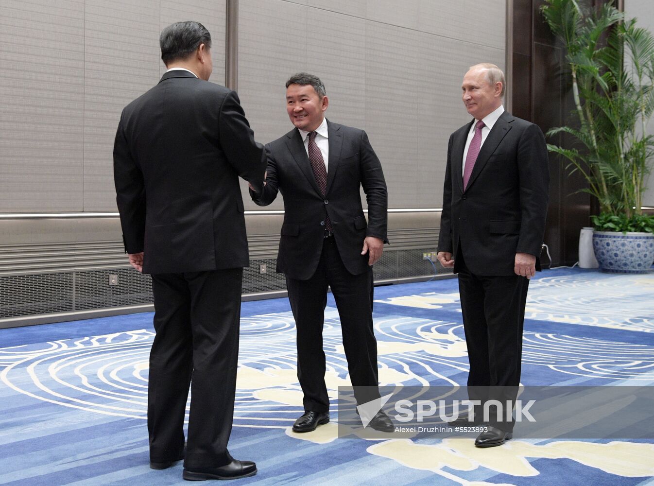 President Vladimir Putin at SCO Summit in China