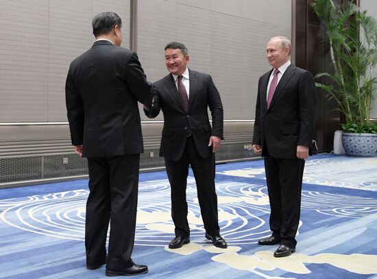 President Vladimir Putin at SCO Summit in China