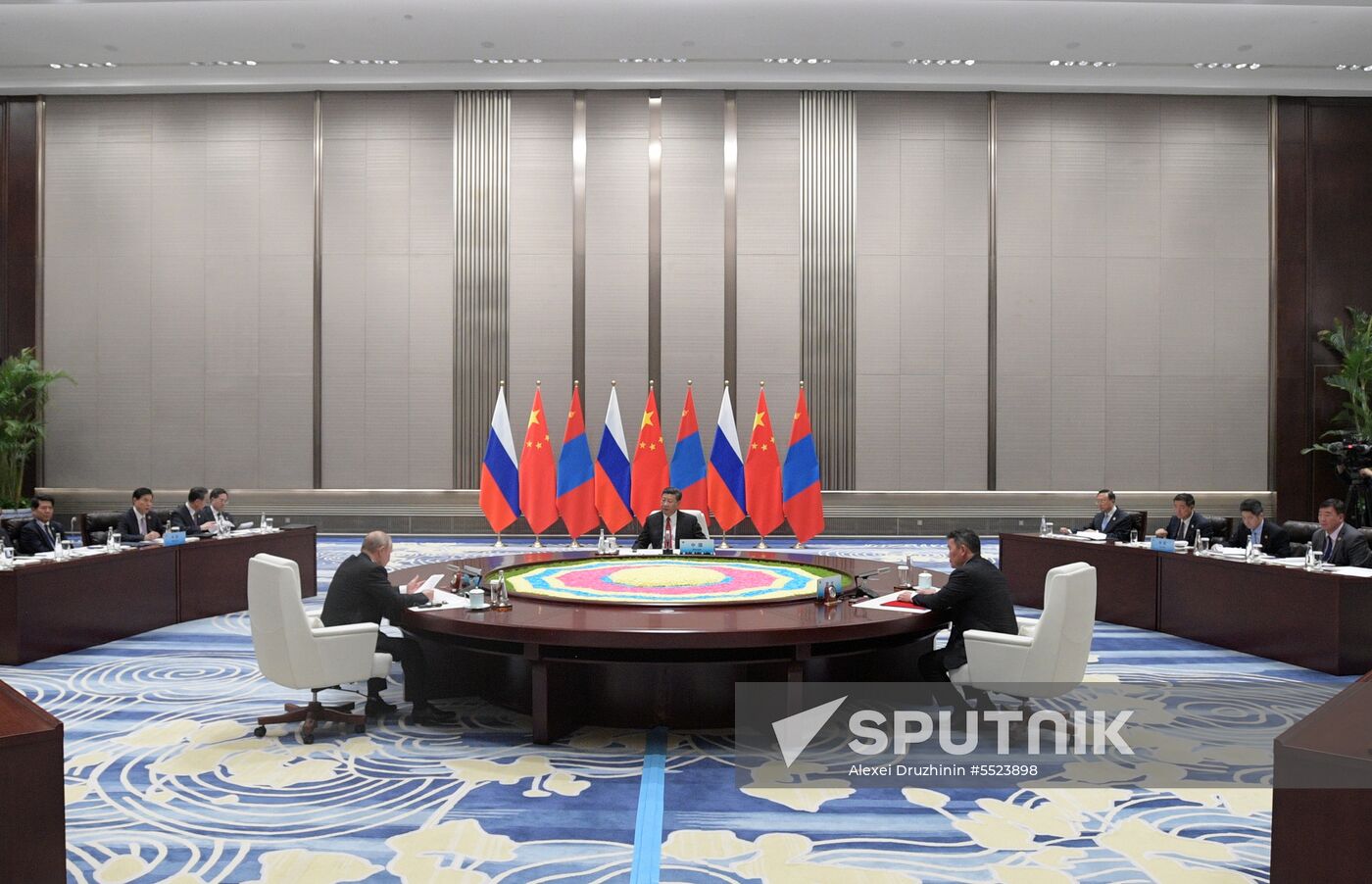 President Vladimir Putin at SCO Summit in China