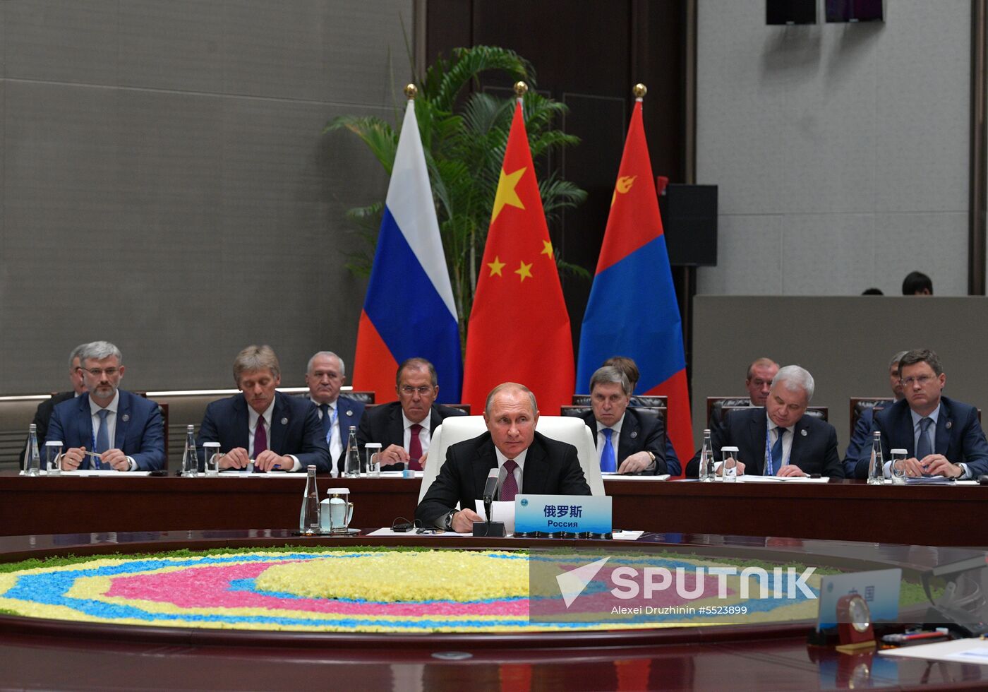 President Vladimir Putin at SCO Summit in China