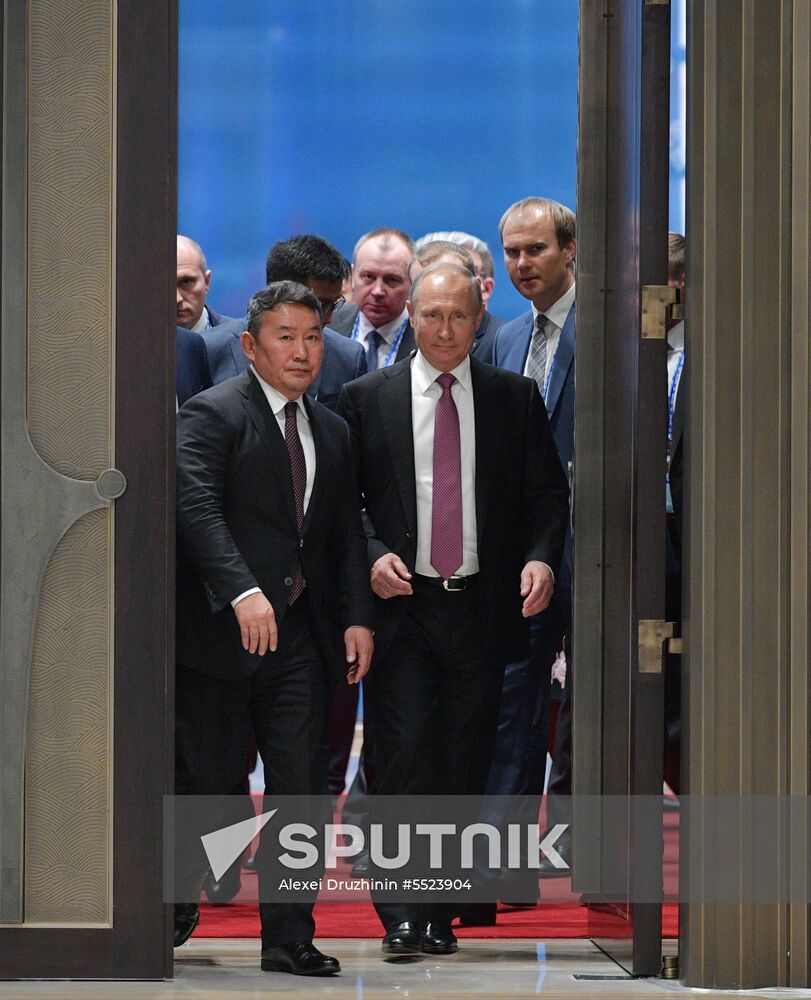 President Vladimir Putin at SCO Summit in China