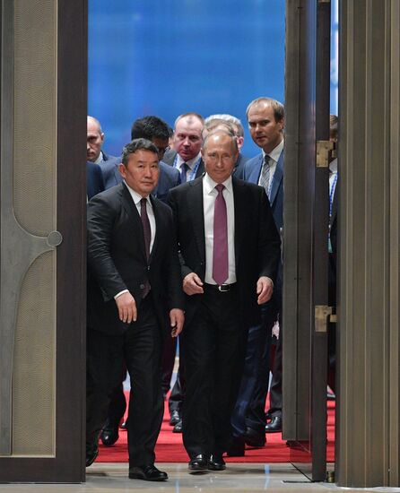 President Vladimir Putin at SCO Summit in China