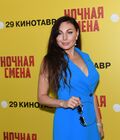 Actress Natalya Bochkareva at the presentation of Maryus Vaysberg's movie "Night Shift" at the 29th Kinotavr Open Russian Film Festival in Sochi. Location: Russia, Sochi. Author: Ekaterina Chesnokova/Sputnik. 29th Kinotavr Open Russian Film Festival. Day Seven