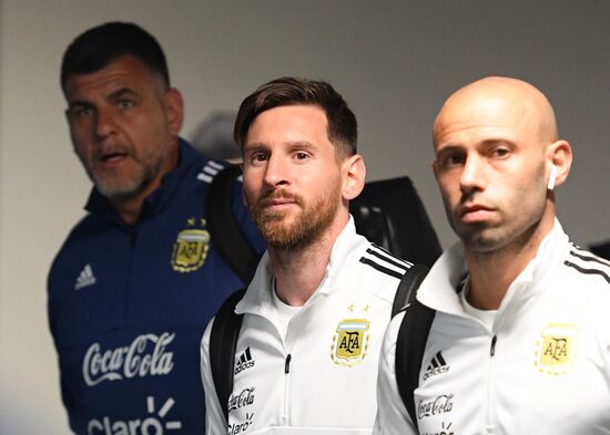 Russia World Cup Argentina Arrival