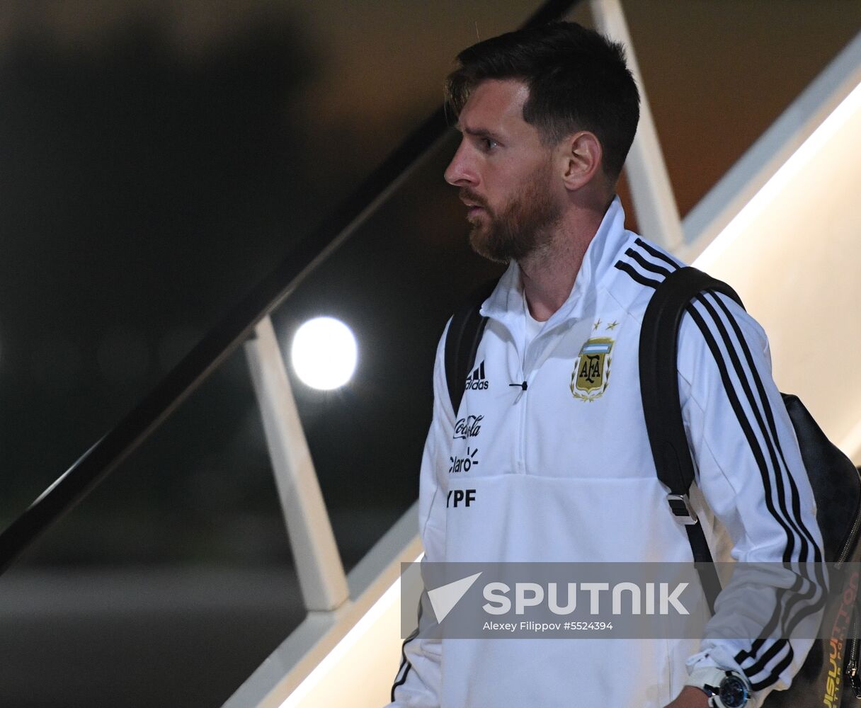 Russia World Cup Argentina Arrival