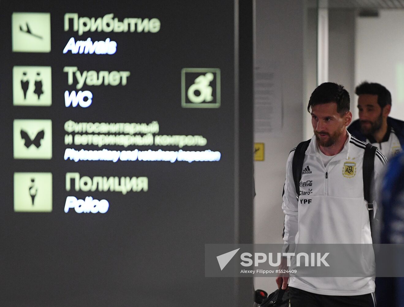 Russia World Cup Argentina Arrival