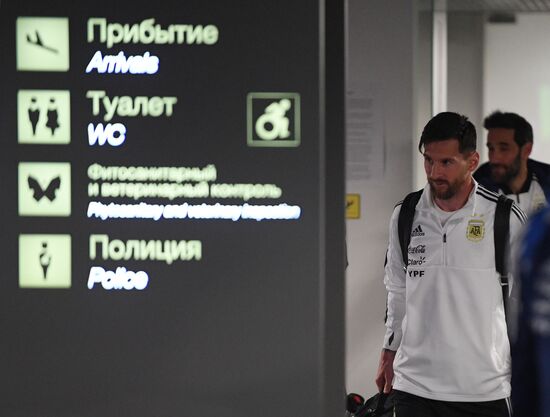 Russia World Cup Argentina Arrival
