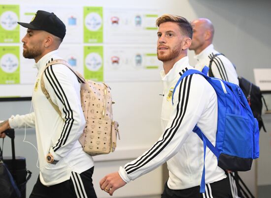 Russia World Cup Argentina Arrival