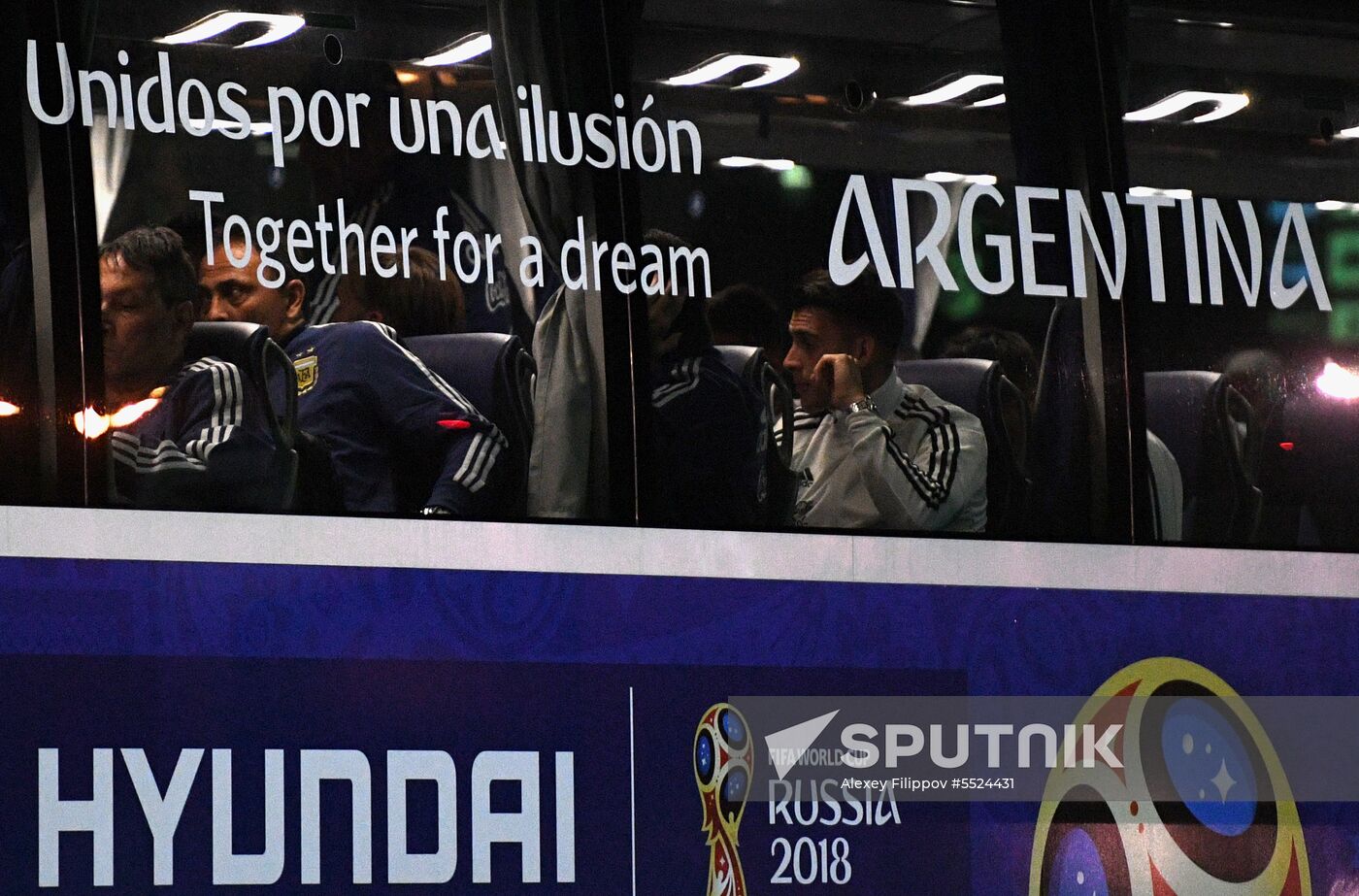 Russia World Cup Argentina Arrival