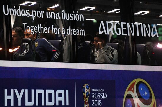 Russia World Cup Argentina Arrival