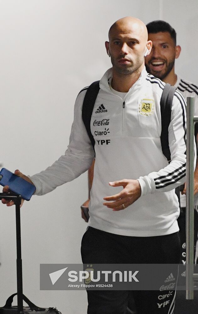 Russia World Cup Argentina Arrival