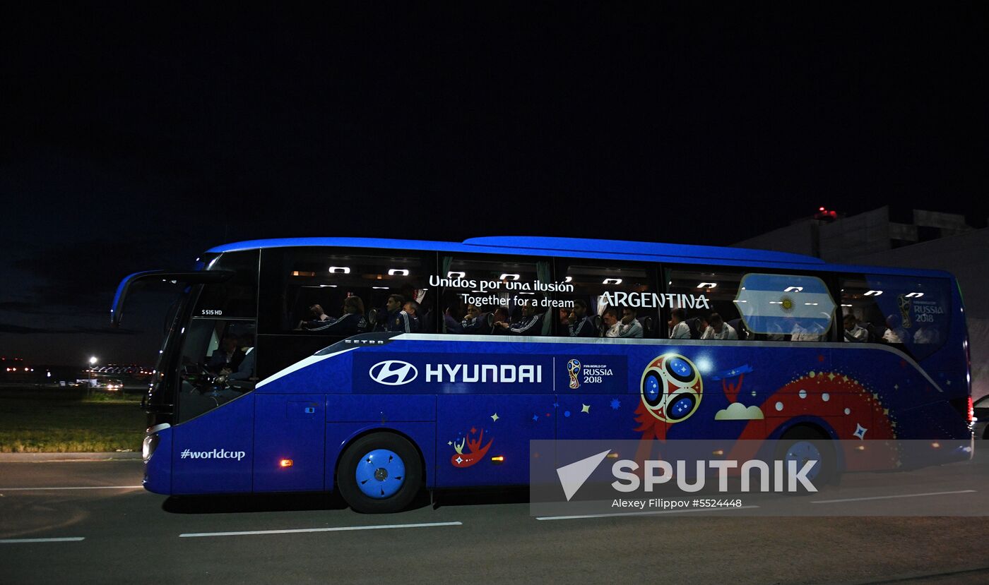 Russia World Cup Argentina Arrival