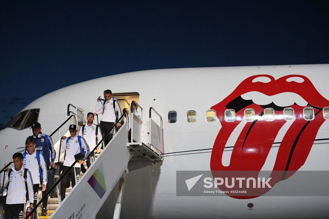 Russia World Cup Argentina Arrival
