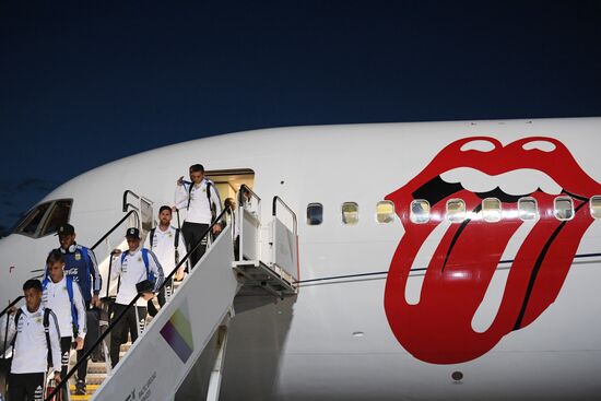 Russia World Cup Argentina Arrival