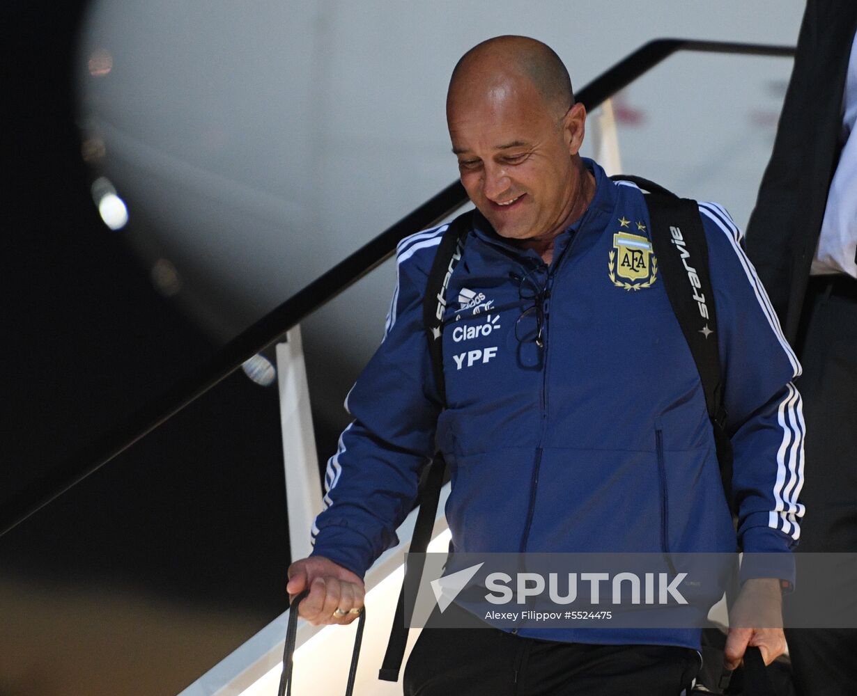 Russia World Cup Argentina Arrival