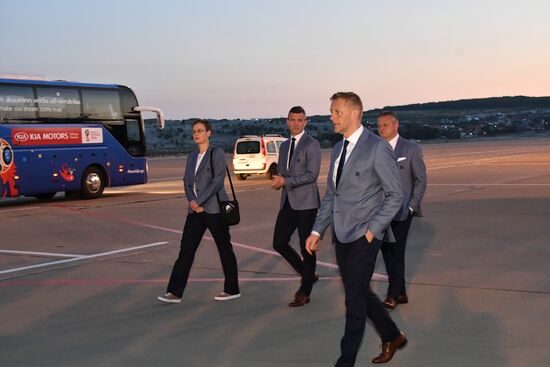 Russia World Cup Iceland Arrival