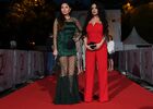 Actress Natalya Bochkareva and designer Anika Kirimova, right, before the premiere of Pushkin. Whiskey. Rock'n'Roll as part of the 29th Kinotavr Open Russian Film Festival in Sochi. Location: Russia, Sochi. Author: Ekaterina Chesnokova/Sputnik. 29th Kinotavr Open Russian Film Festival. Day Seven