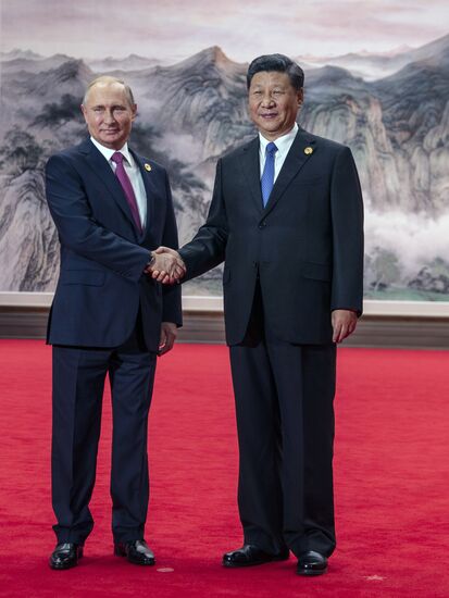 Russian President Putin attends SCO summit in China. Day two