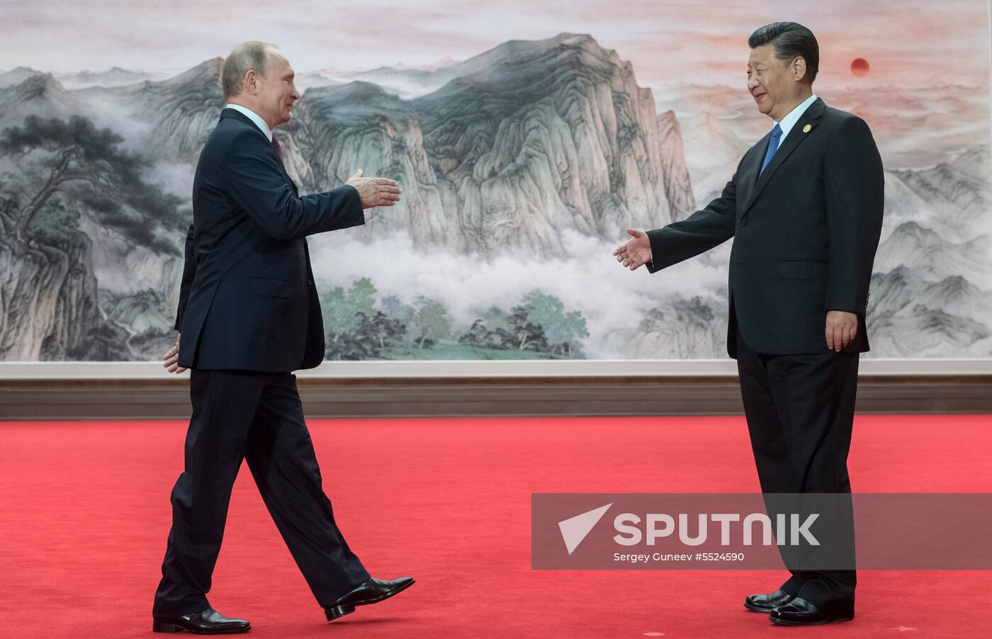 Russian President Putin attends SCO summit in China. Day two