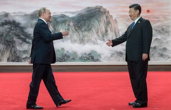 Russian President Putin attends SCO summit in China. Day two
