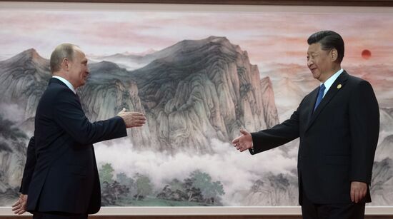 Russian President Putin attends SCO summit in China. Day two