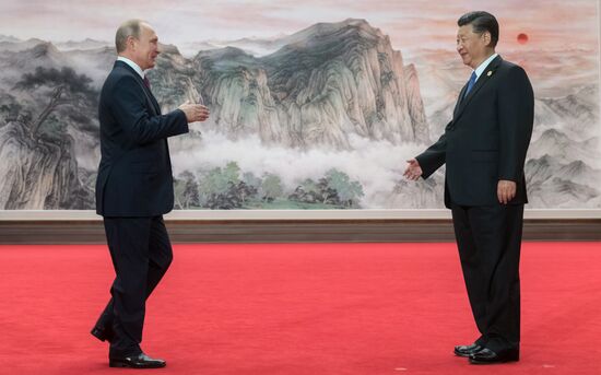 Russian President Putin attends SCO summit in China. Day two