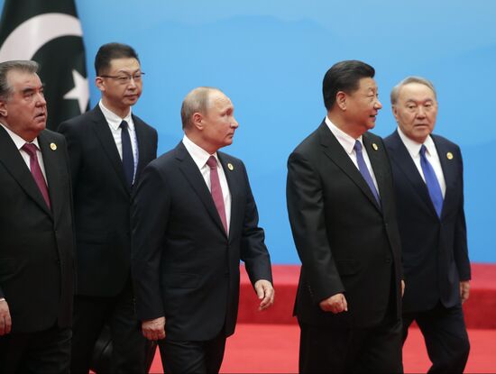 Russian President Putin attends SCO summit in China. Day two