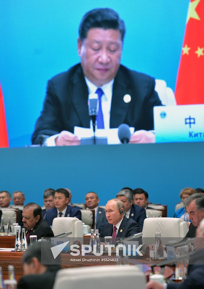 Russian President Putin attends SCO summit in China. Day two