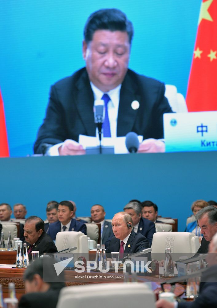 Russian President Putin attends SCO summit in China. Day two