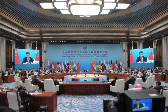 Russian President Putin attends SCO summit in China. Day two