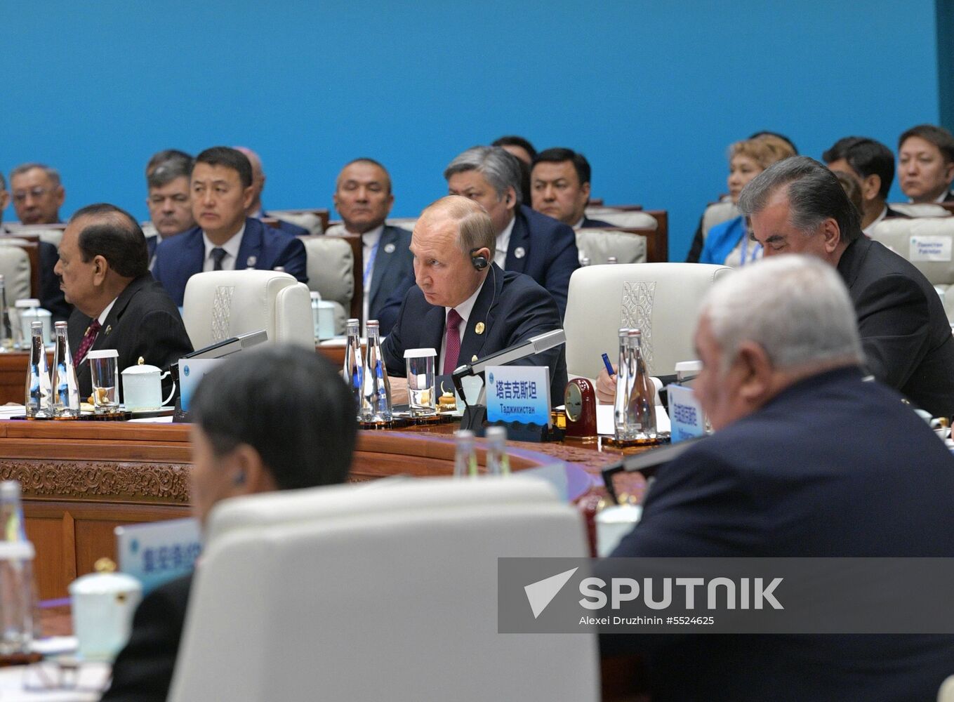 Russian President Putin attends SCO summit in China. Day two