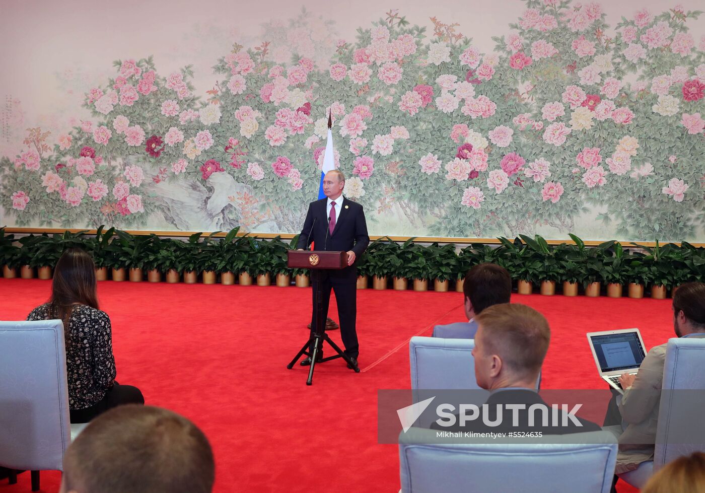 Russian President Putin attends SCO summit in China. Day two