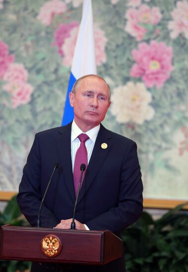 Russian President Putin attends SCO summit in China. Day two