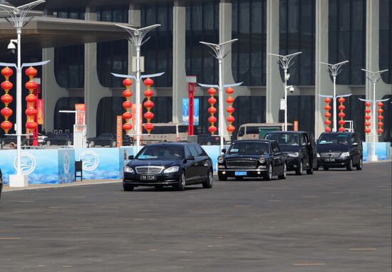 Russian President Putin attends SCO summit in China. Day two