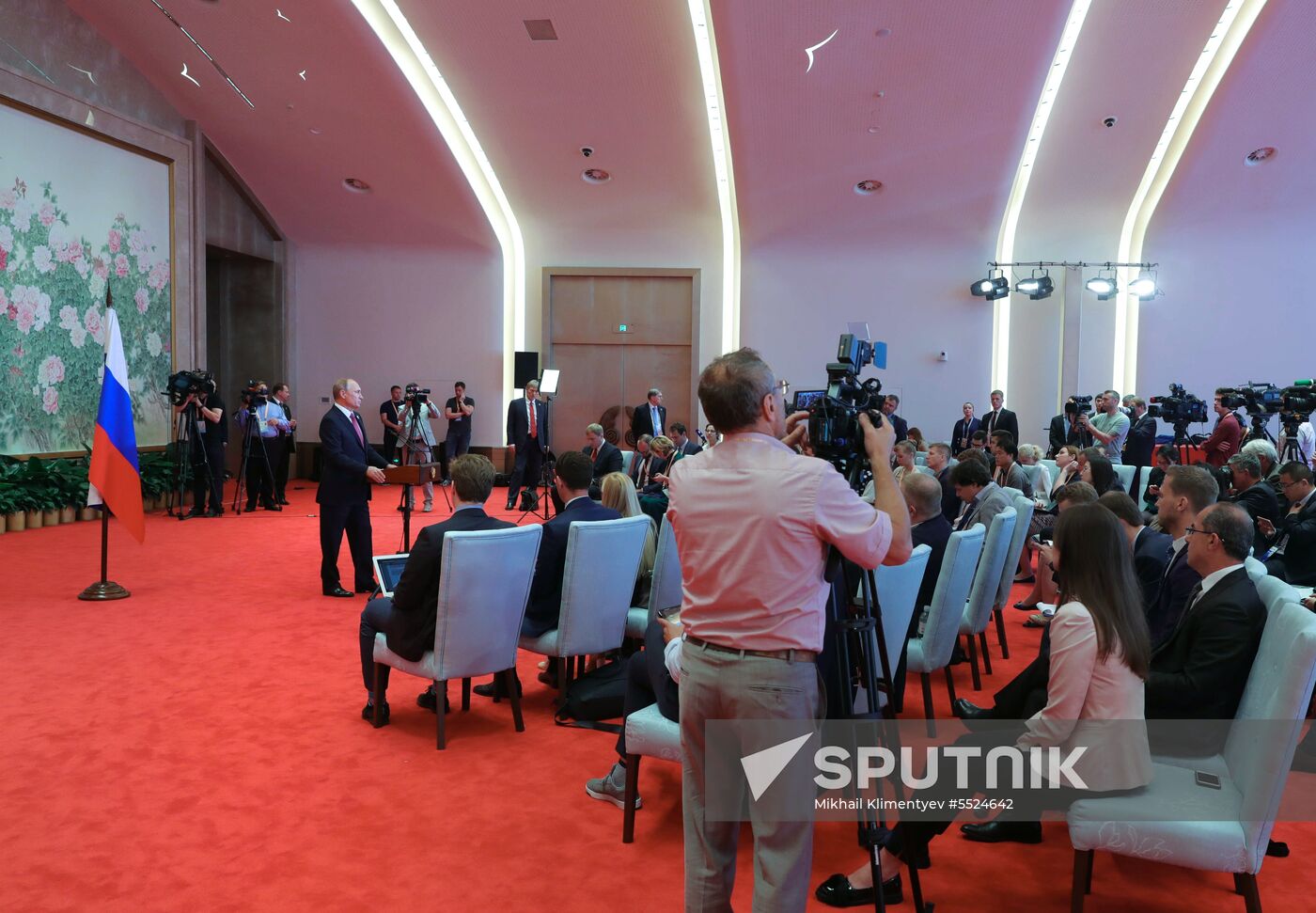 Russian President Putin attends SCO summit in China. Day two