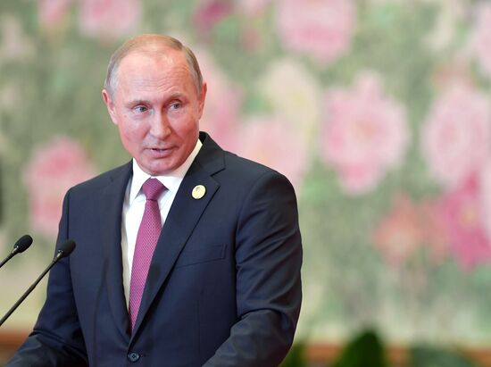 Russian President Putin attends SCO summit in China. Day two