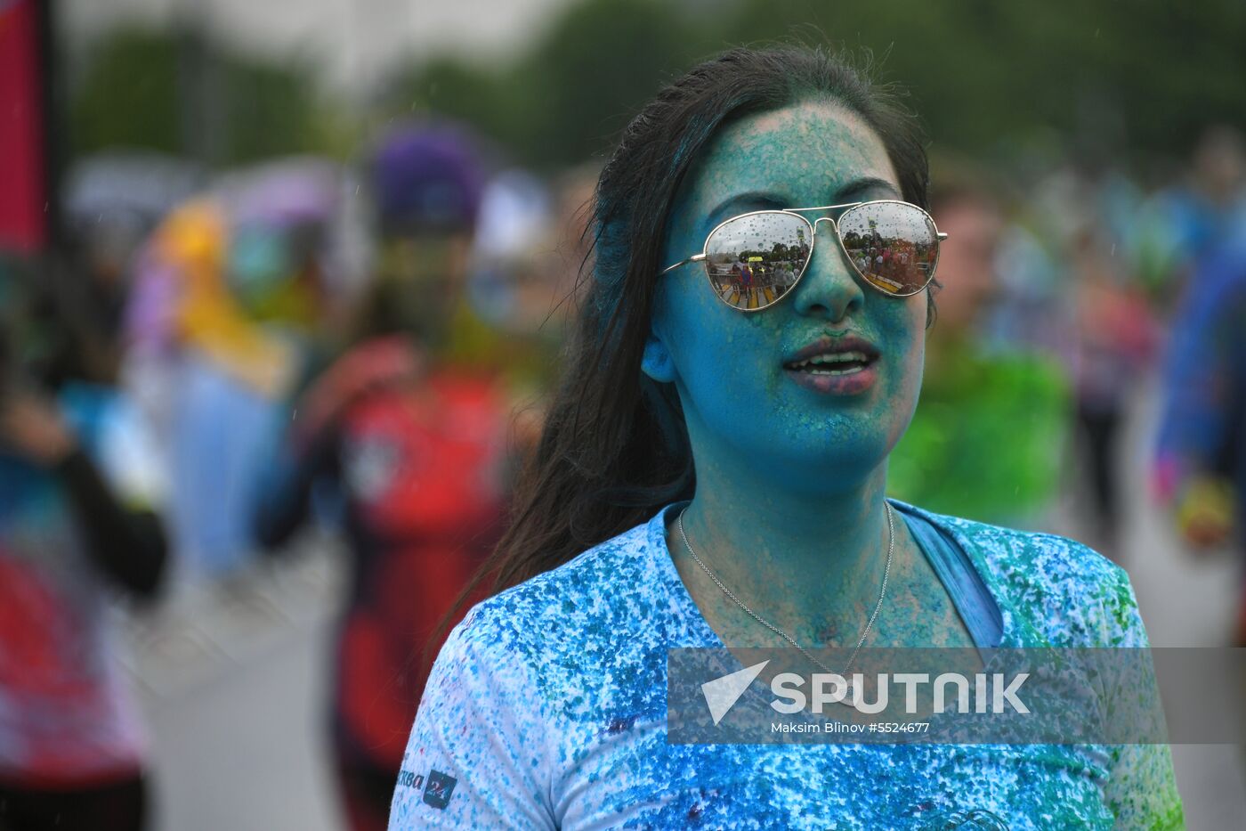 Holi colors run