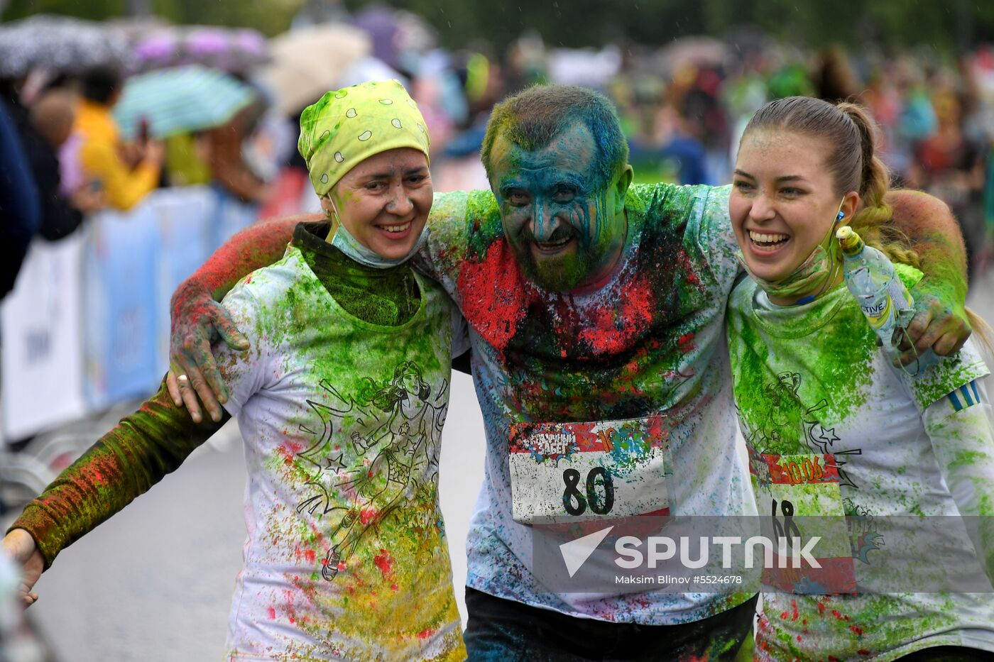Holi colors run