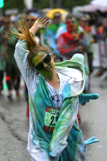 Holi colors run