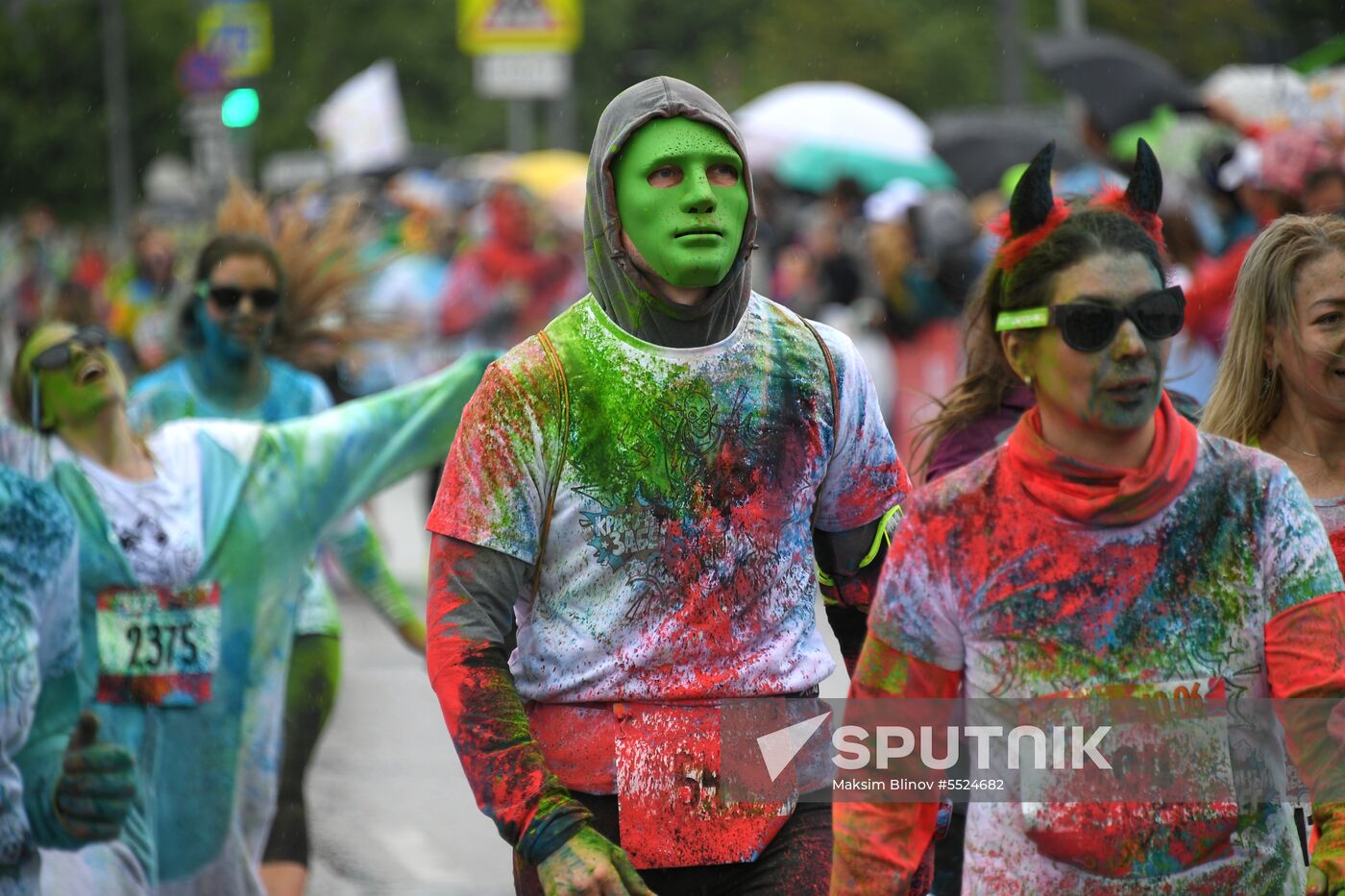 Holi colors run