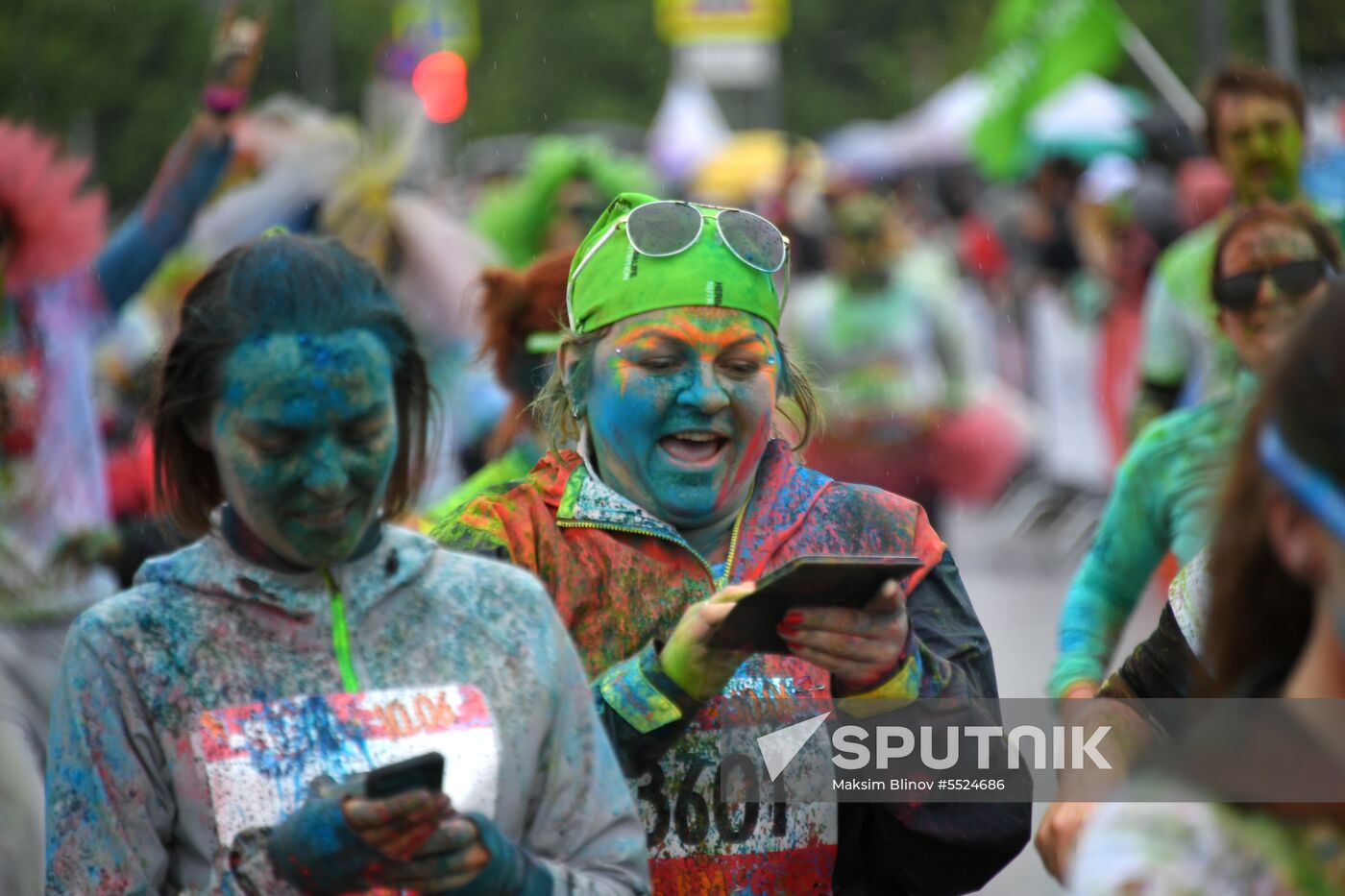 Holi colors run