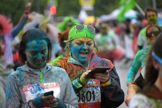 Holi colors run