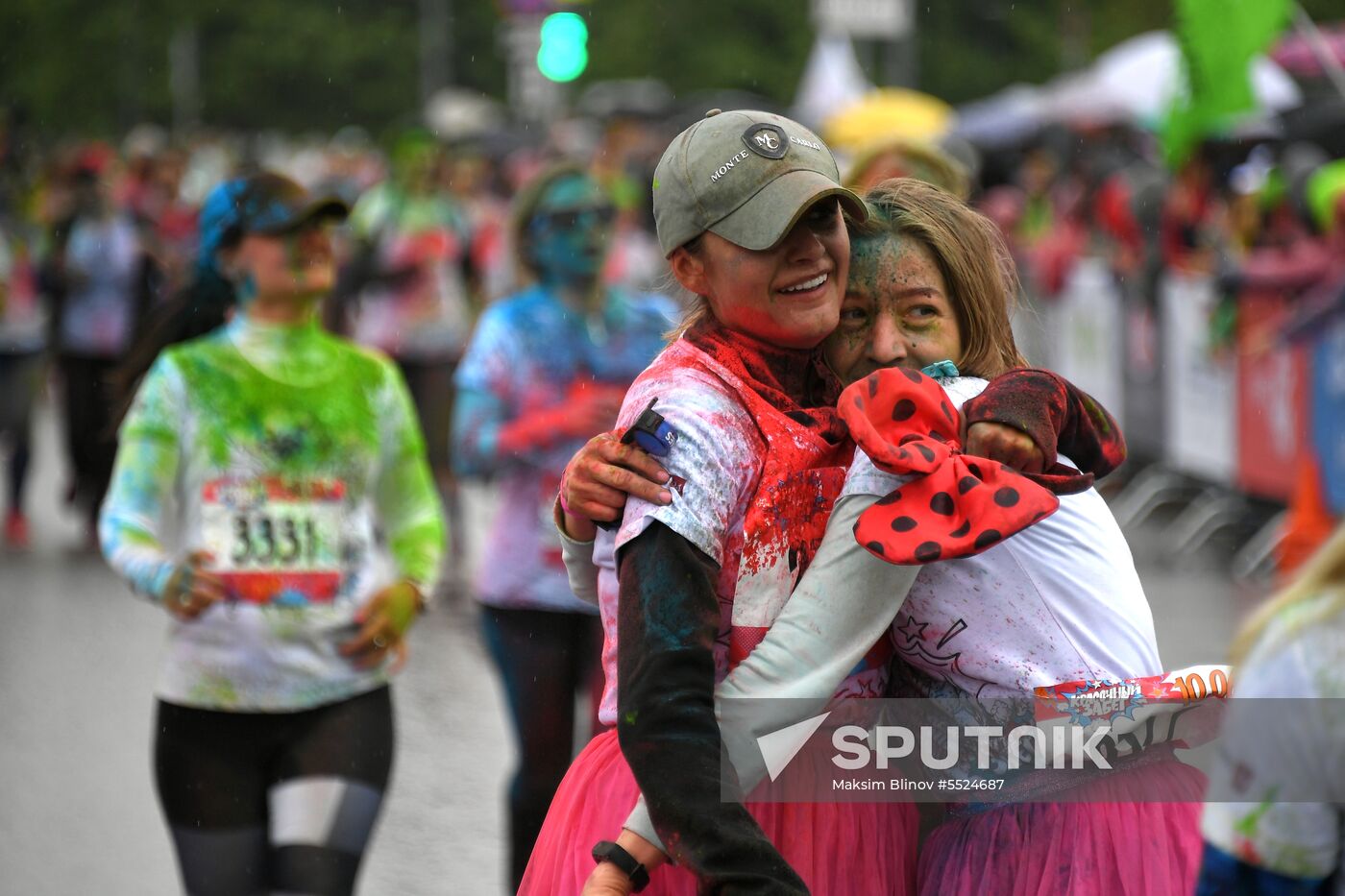 Holi colors run