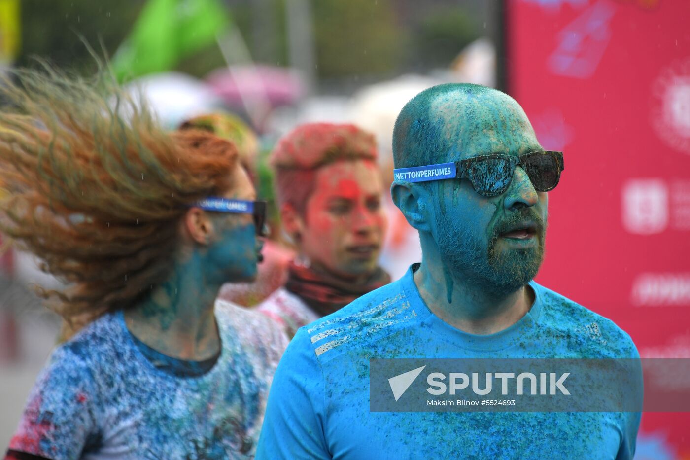 Holi colors run