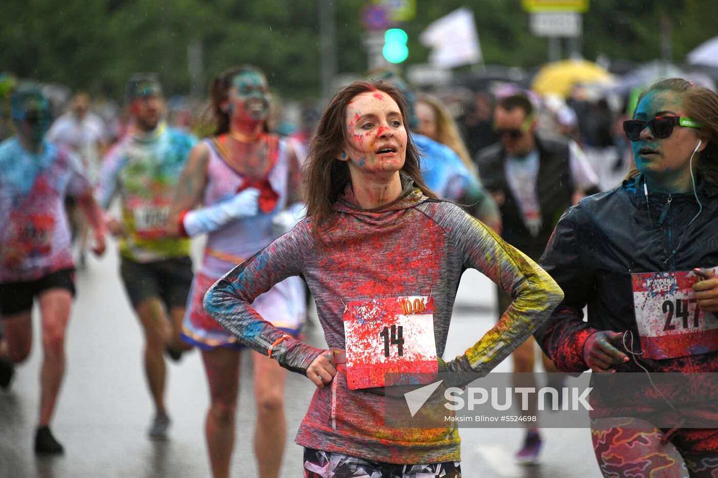Holi colors run