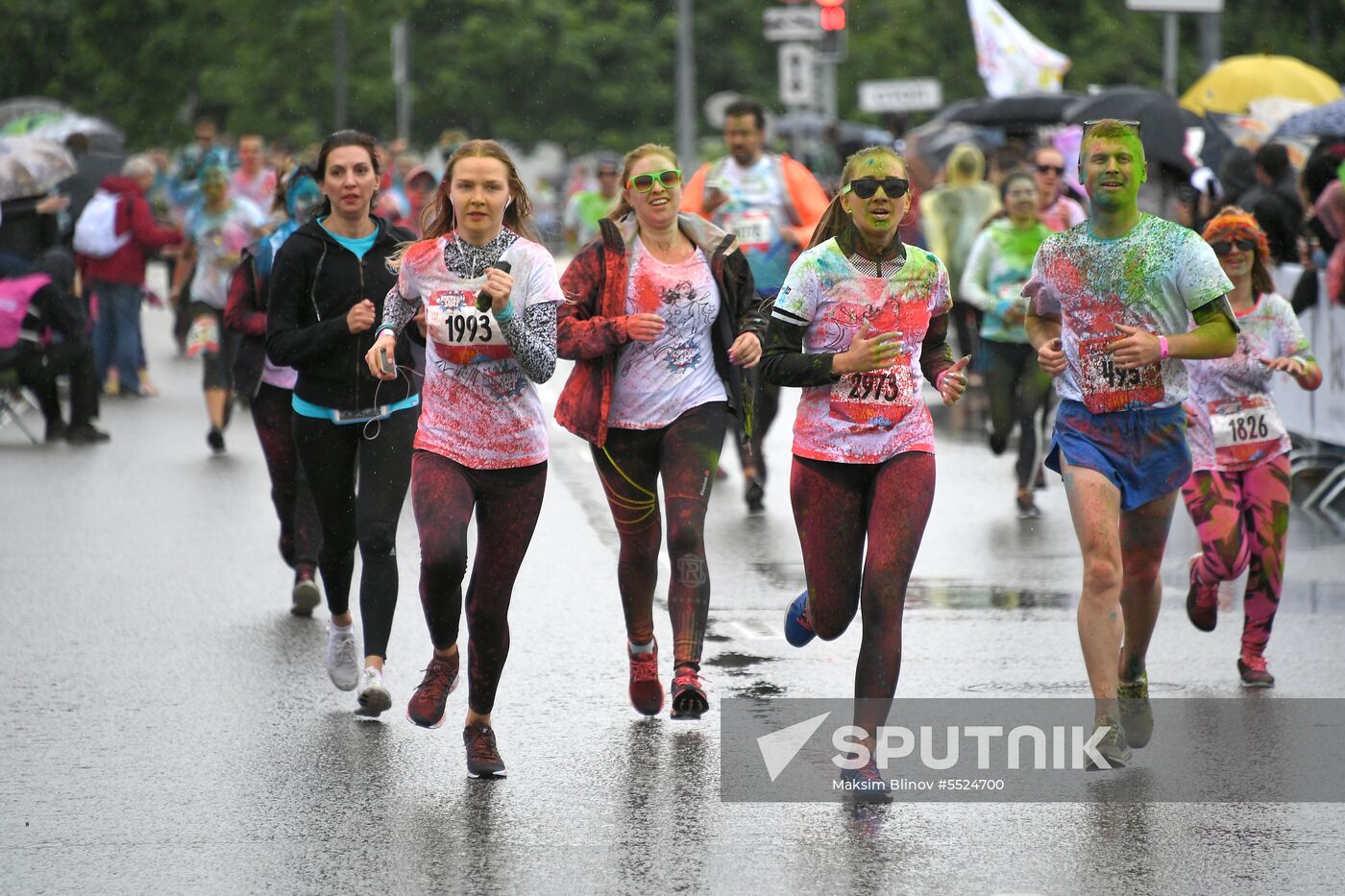 Holi colors run