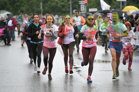 Holi colors run