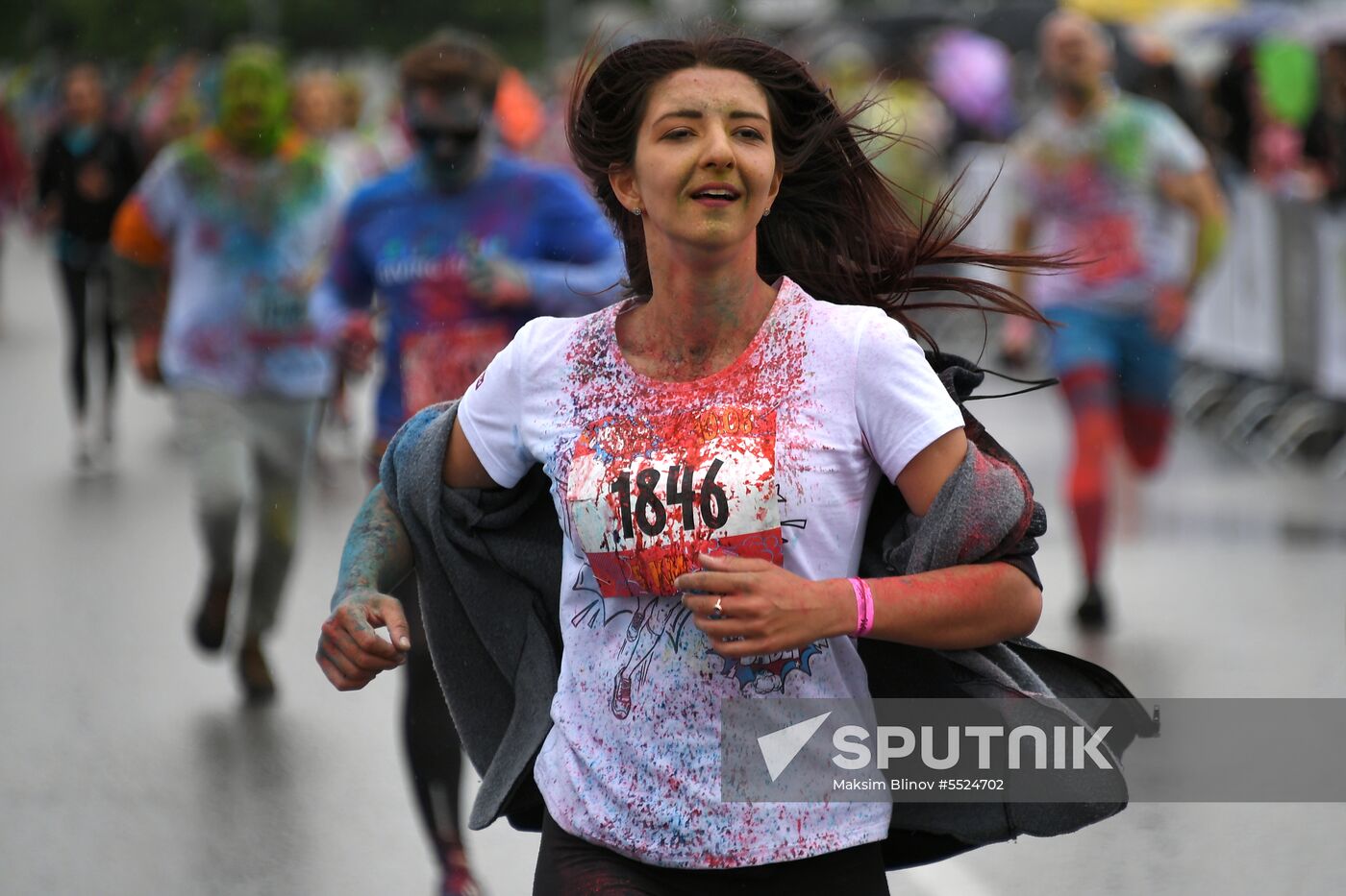 Holi colors run